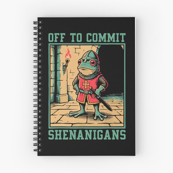 Item preview, Off to Commit Shenanigans Frog designed and sold by studio-ssaam.