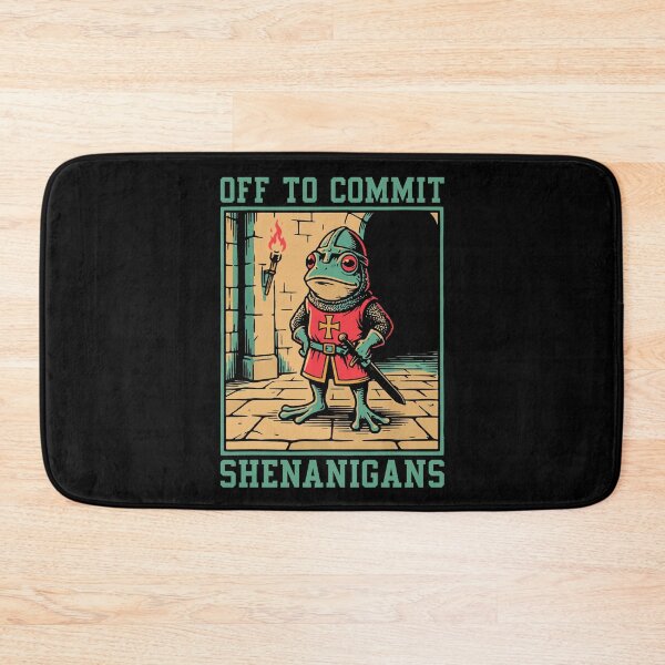 Item preview, Off to Commit Shenanigans Frog designed and sold by studio-ssaam.