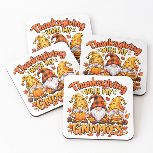 Item preview, Thanksgiving With My Gnomies Cute Fall Gnome Design designed and sold by QuiteOrbit.