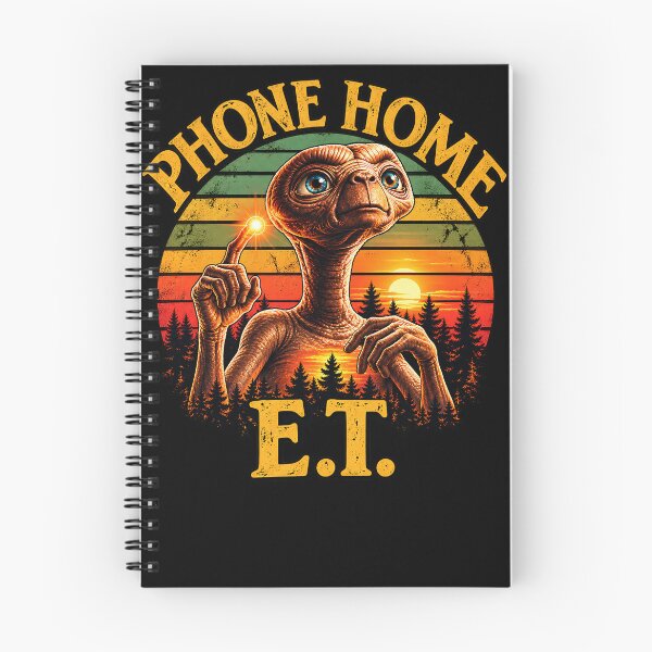 Item preview, Vintage Phone Home E.T. Alien,Retro Sunset 80s Movie  designed and sold by Fish.art.