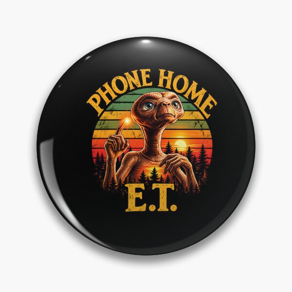 Item preview, Vintage Phone Home E.T. Alien,Retro Sunset 80s Movie  designed and sold by Fish.art.