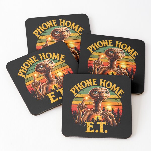 Item preview, Vintage Phone Home E.T. Alien,Retro Sunset 80s Movie  designed and sold by Fish.art.