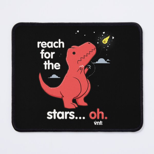 Item preview, Reach For The Stars Dinosaur Meteor Humor designed and sold by RubenCreative.
