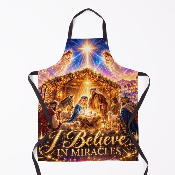 Item preview, I Believe In Miracles Nativity Celestial designed and sold by Imemewell.