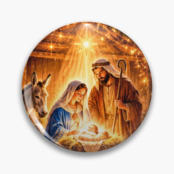 Item preview, I Believe In Miracles Nativity Celestial designed and sold by Imemewell.