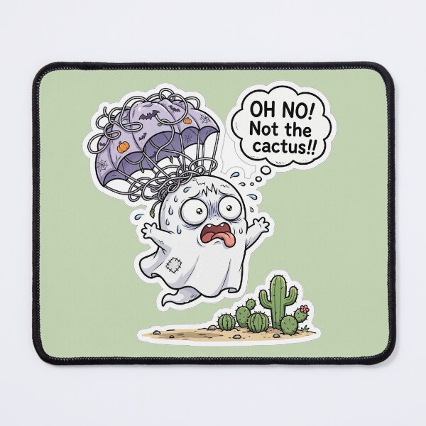 Item preview, Funny Halloween Ghost Parachute Fail  designed and sold by Dhiraaj.