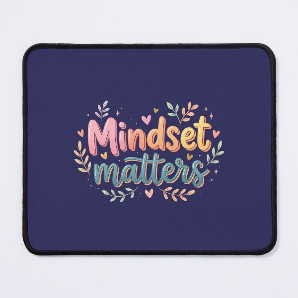 Item preview, Mindset Matters Motivational Quote for Success & Growth designed and sold by WallMuseStudio .