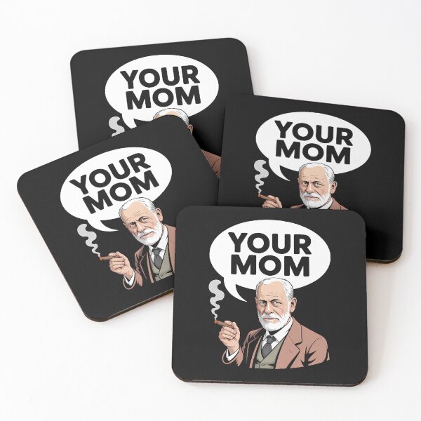 Item preview, Your Mom Freud Meme | Funny Psychologist Therapist Cigar Joke Psychology Shirt designed and sold by LoFizzy.