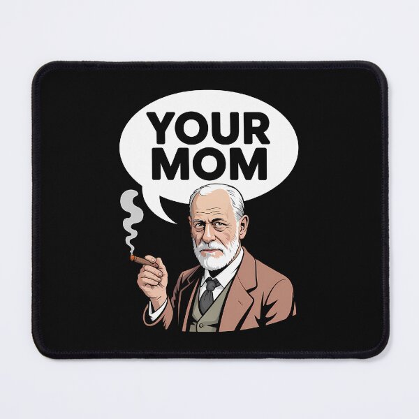 Artikelvorschau, „Deine Mutter Freud“-Meme | Lustiges Psychologen-Therapeuten-Zigarren-Witz-Psychologie-Shirt entworfen und verkauft von LoFizzy.