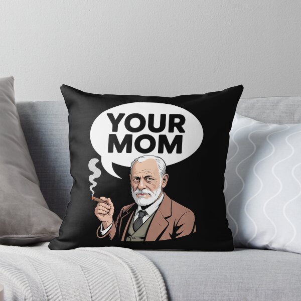 Item preview, Your Mom Freud Meme | Funny Psychologist Therapist Cigar Joke Psychology Shirt designed and sold by LoFizzy.