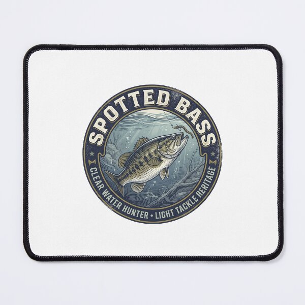 Item preview, Vintage Spotted Bass Clear Water Hunter Graphic designed and sold by NobleCast .