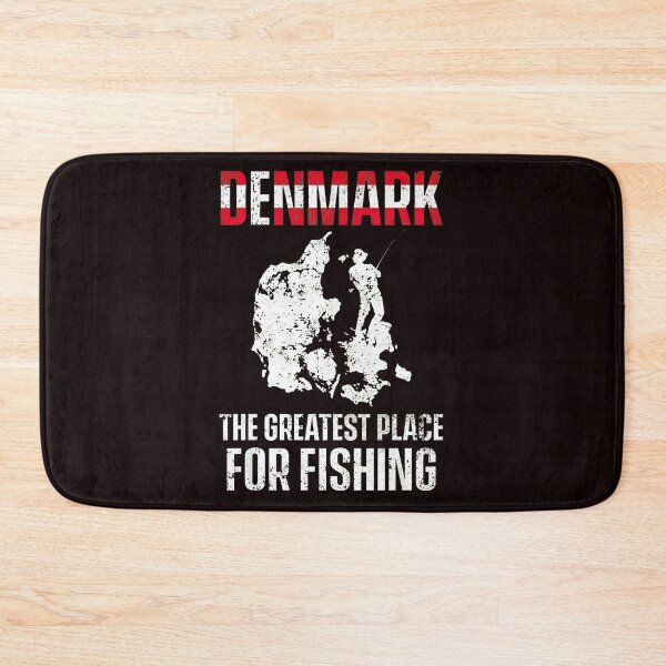 Item preview, Denmark Greatest Fishing Spot Country Outline designed and sold by noah-vyre.