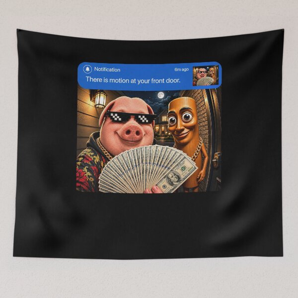 Item preview, There is Motion At Your Front Door Tung Sahur John Pork designed and sold by studio-ssaam.