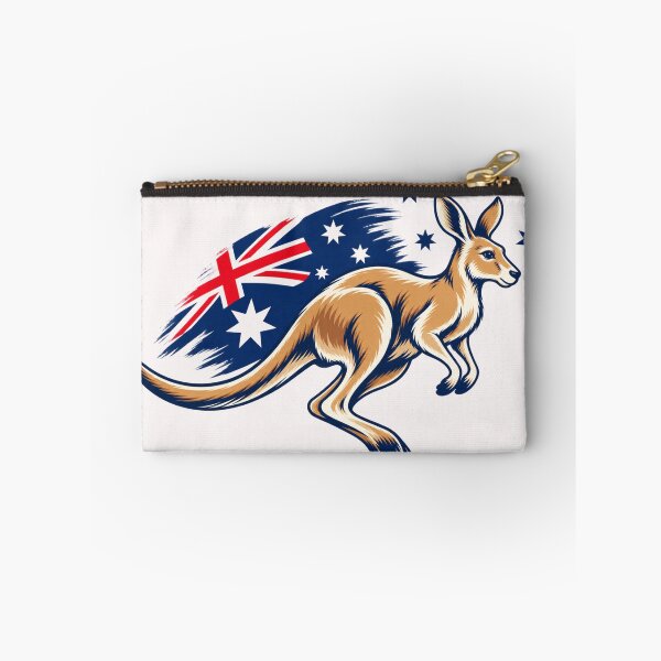 Item preview, Australian Flag and Kangaroo  designed and sold by PamLeeDesign.