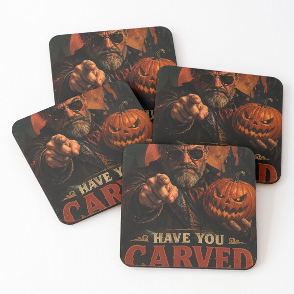 Item preview, Pre-Halloween card with a message to carve a pumpkin designed and sold by 4Seasons.