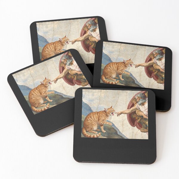 Item preview, The Creation of Cat Meme designed and sold by studio-ssaam.