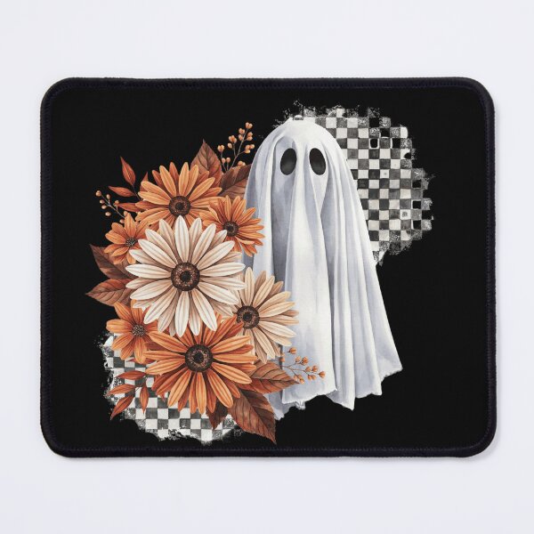 Item preview, Fall Ghost Sunflowers Autumn Watercolor Halloween Floral designed and sold by Zizo-DR44.