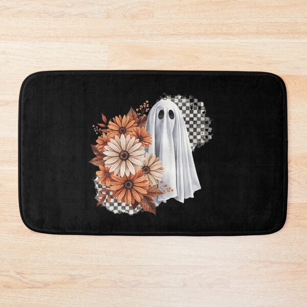 Item preview, Fall Ghost Sunflowers Autumn Watercolor Halloween Floral designed and sold by Zizo-DR44.