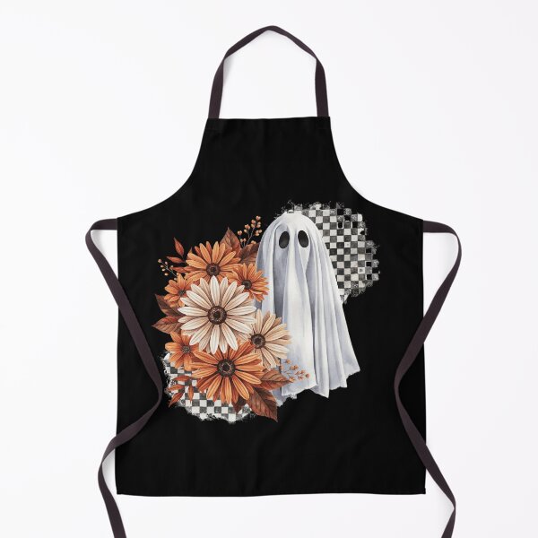 Item preview, Fall Ghost Sunflowers Autumn Watercolor Halloween Floral designed and sold by Zizo-DR44.