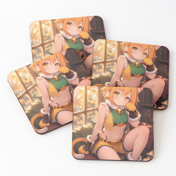 Item preview, Hiyori Princess Connect Cozy Autumn Library Catgirl designed and sold by mildaclairmo.