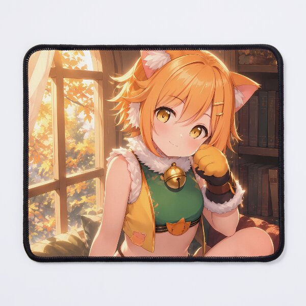 Item preview, Hiyori Princess Connect Cozy Autumn Library Catgirl designed and sold by mildaclairmo.