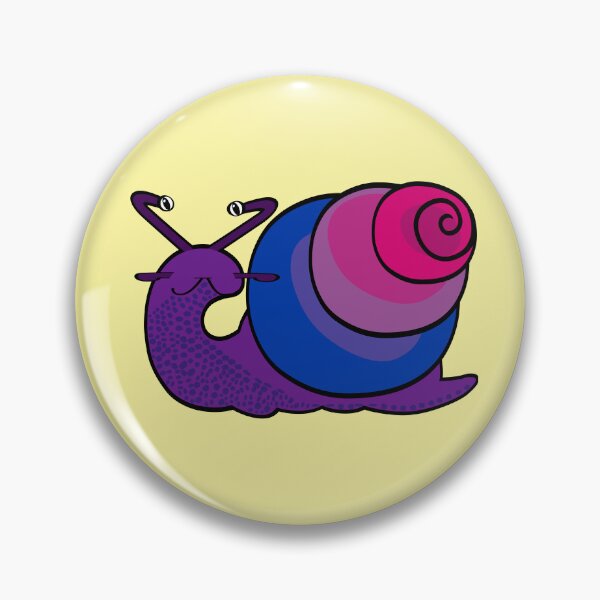 Item preview, Happy Bi Snail  designed and sold by Day10Machine.