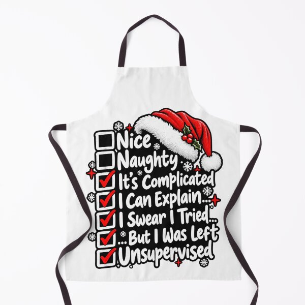 Item preview, Funny Nice Or Naughty Christmas Checklist Humorous designed and sold by teesterra.