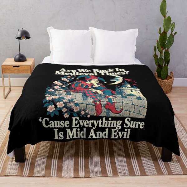 Item preview, Funny Are We Back in Medieval Times? Mid and Evil Funny Art designed and sold by elderberry.
