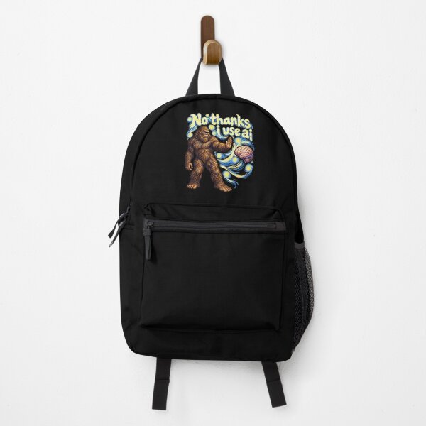 Item preview, Funny Bigfoot AI Meme About Thinking designed and sold by elderberry.