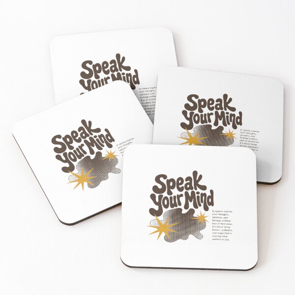 Item preview, Speak Your Mind designed and sold by SMOOTHMARKET.
