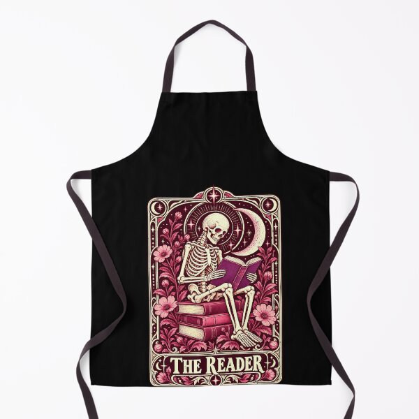 Item preview, The Reader Skeleton Tarot Card for Spooky Readers designed and sold by elderberry.