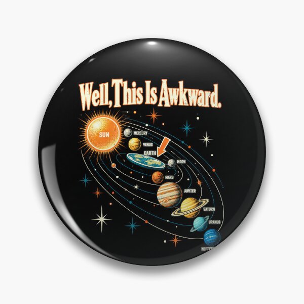 Item preview, Funny Well, This Is Awkward: Funny Earth Solar Galaxy System Art designed and sold by elderberry.