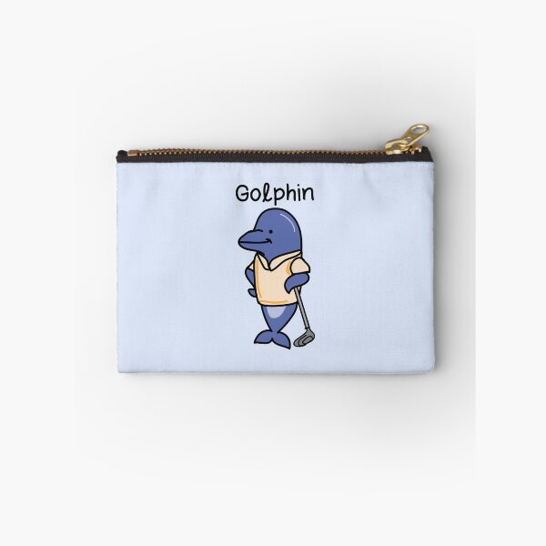 Item preview, Golphin golf player funny pun designed and sold by fluffyfamcraft.