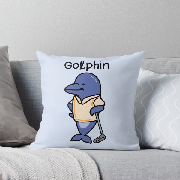 Item preview, Golphin golf player funny pun designed and sold by fluffyfamcraft.