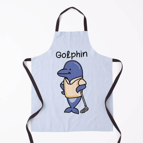 Item preview, Golphin golf player funny pun designed and sold by fluffyfamcraft.