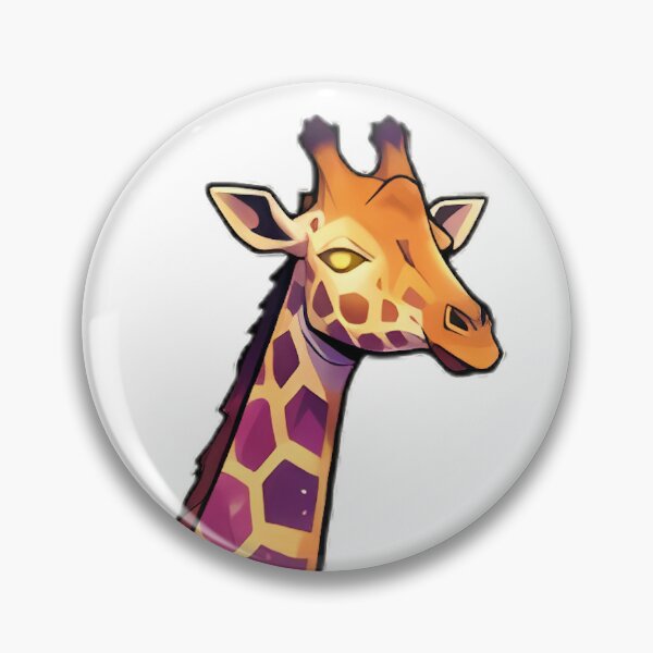 Item preview, Cosmic Giraffe – Low-Poly Geometric Safari Digital Art designed and sold by Cosmic Critters Decals.