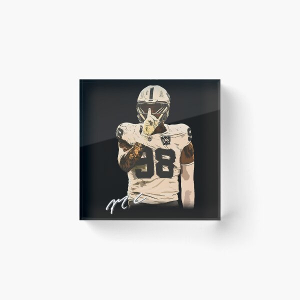 Item preview, Maxx Crosby The Condor Shh Celebration Signature Meme designed and sold by noahbrad.