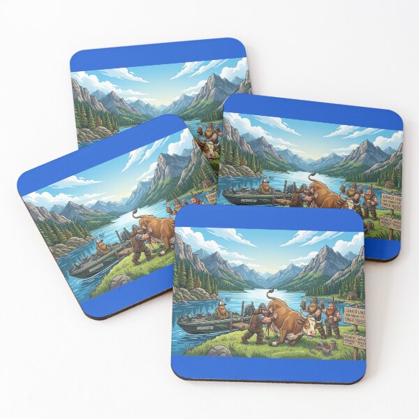 Item preview, cow tipping designed and sold by GAWPAWshop.
