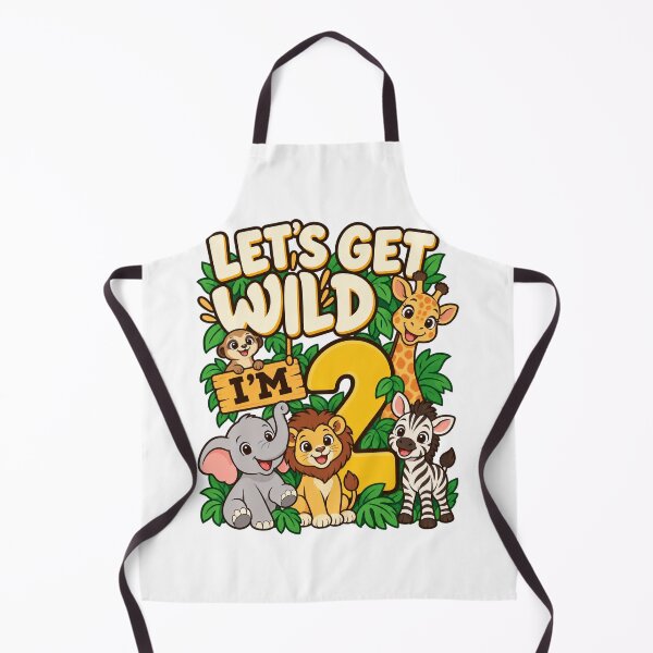 Artikelvorschau, Lets Get Wild Second Birthday Safari Animals entworfen und verkauft von skyartdesign.