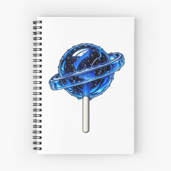 Item preview, Blue Ringed Planet Lollipop Cosmic Pop Art designed and sold by sasaPRO.