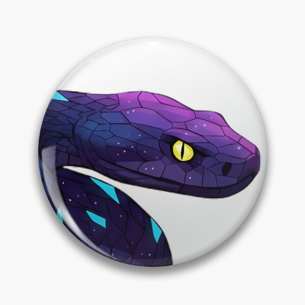 Item preview, Cosmic Snake – Low-Poly Geometric Galaxy Digital Art designed and sold by Cosmic Critters Decals.