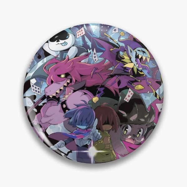 Item preview, Deltarune Character Collage Dark World Group Art designed and sold by Sinemstd.