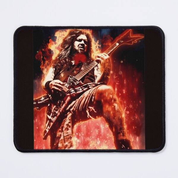 Artikelvorschau, Blazing Guitar Shredder Portrait entworfen und verkauft von Sinemstd.