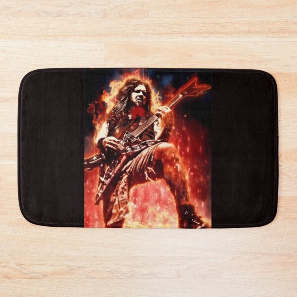 Item preview, Blazing Guitar Shredder Portrait designed and sold by Sinemstd.