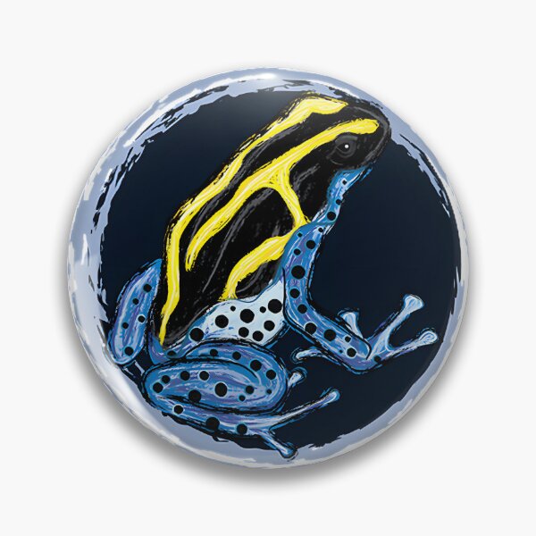 Item preview, Vibrant Poison Dart Frog Artwork Illustration in Nature Style designed and sold by shehandilhara.