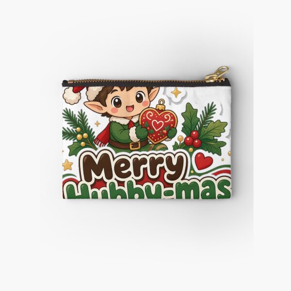 Aperçu de l'œuvre Husband Christmas Merry Hubby-mas Gift créée et vendue par Soft Merch.