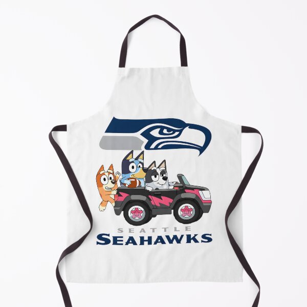Item preview, Bluey Seattlee Seahawkss Football Car Art designed and sold by Kleinpixel.