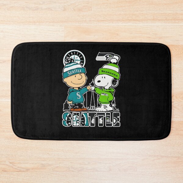 Item preview, Charlie Brown Snoopy Seattlee Mariners Seahawkss Fist Bump designed and sold by LucianaMoraes.