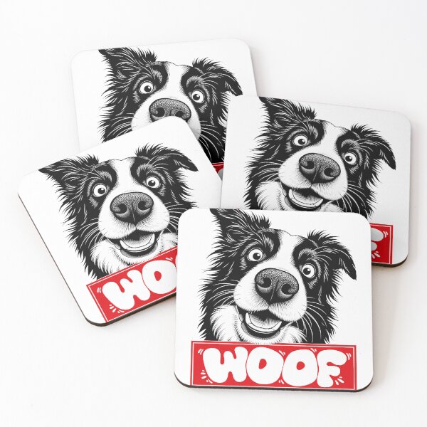 Item preview, Dog says WOOF! designed and sold by Birdie and Flynn.