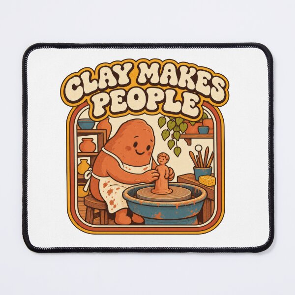 Item preview, Clay Artist Makes a Tiny Human designed and sold by Pixdot.